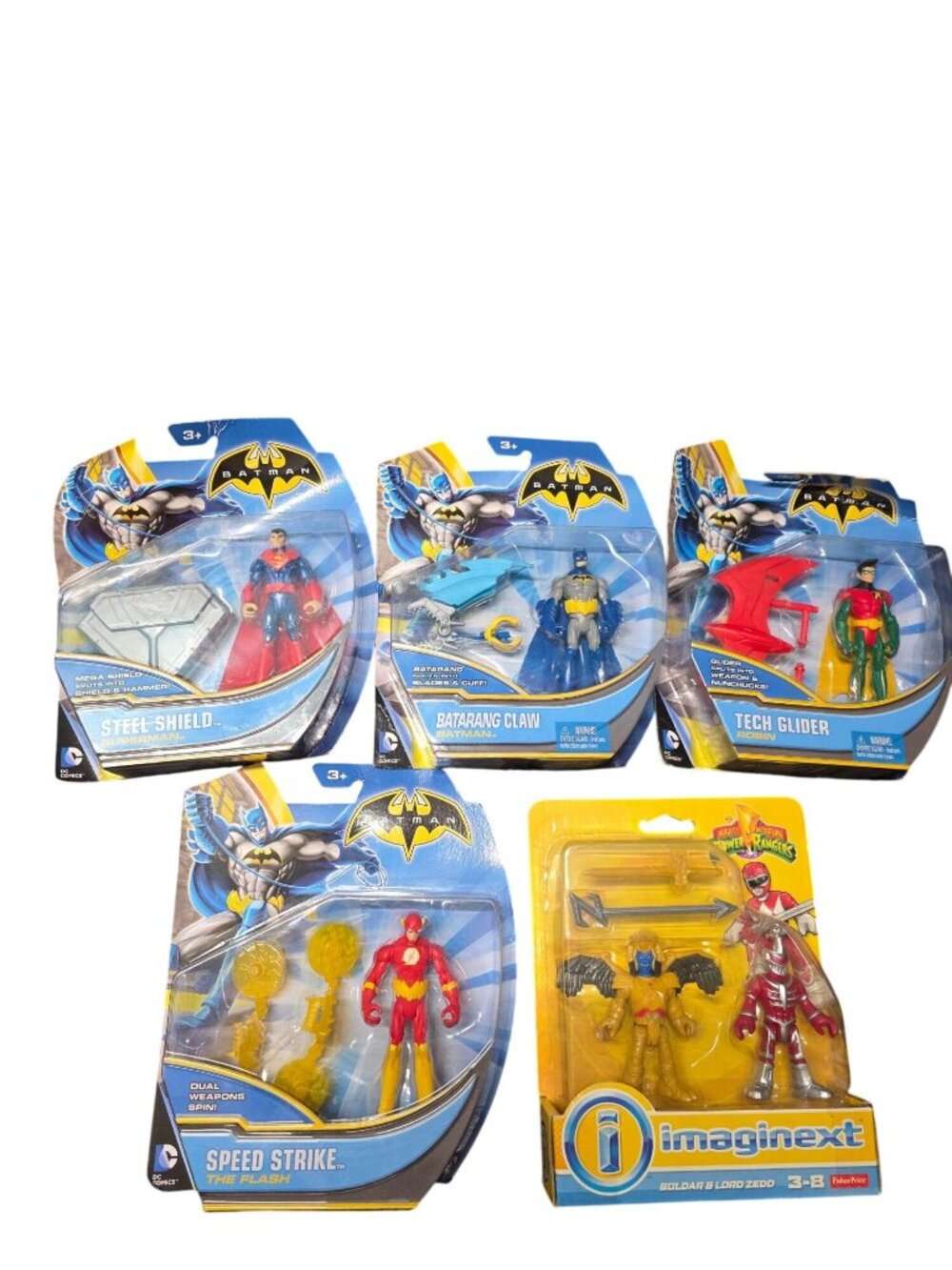 Batman & Power Ranger DC Comics Mattel Fisher Price Toy Lot